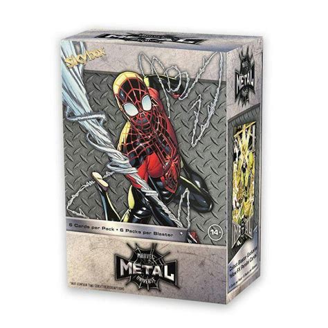 spider man metal universe box|spider man metal universe cards.